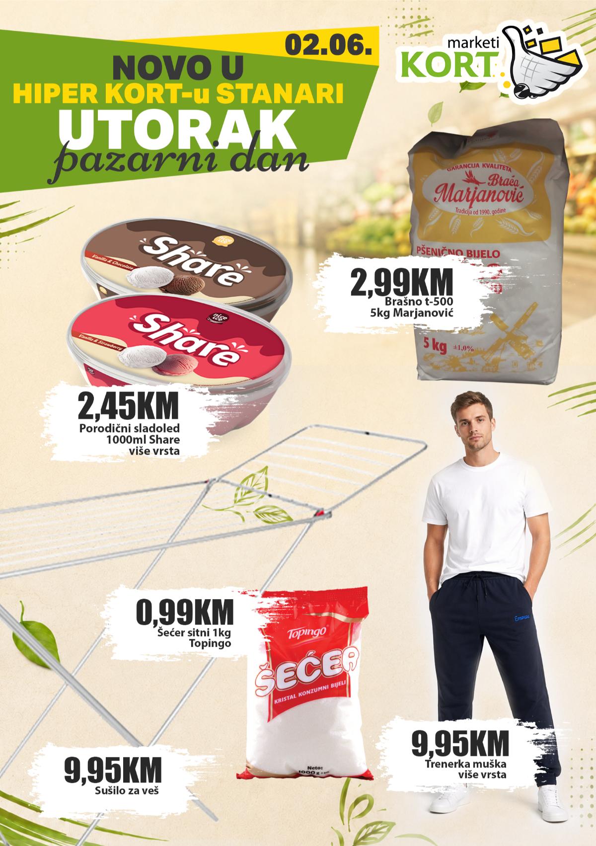 Pazarni dan Kort marketi u Stanarima 02