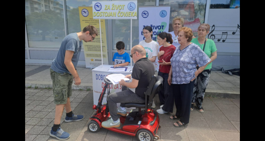 Osobe sa poteškoćama u Doboju traže podršku sugrađana – personalna asistencija treba biti osnovno pravo