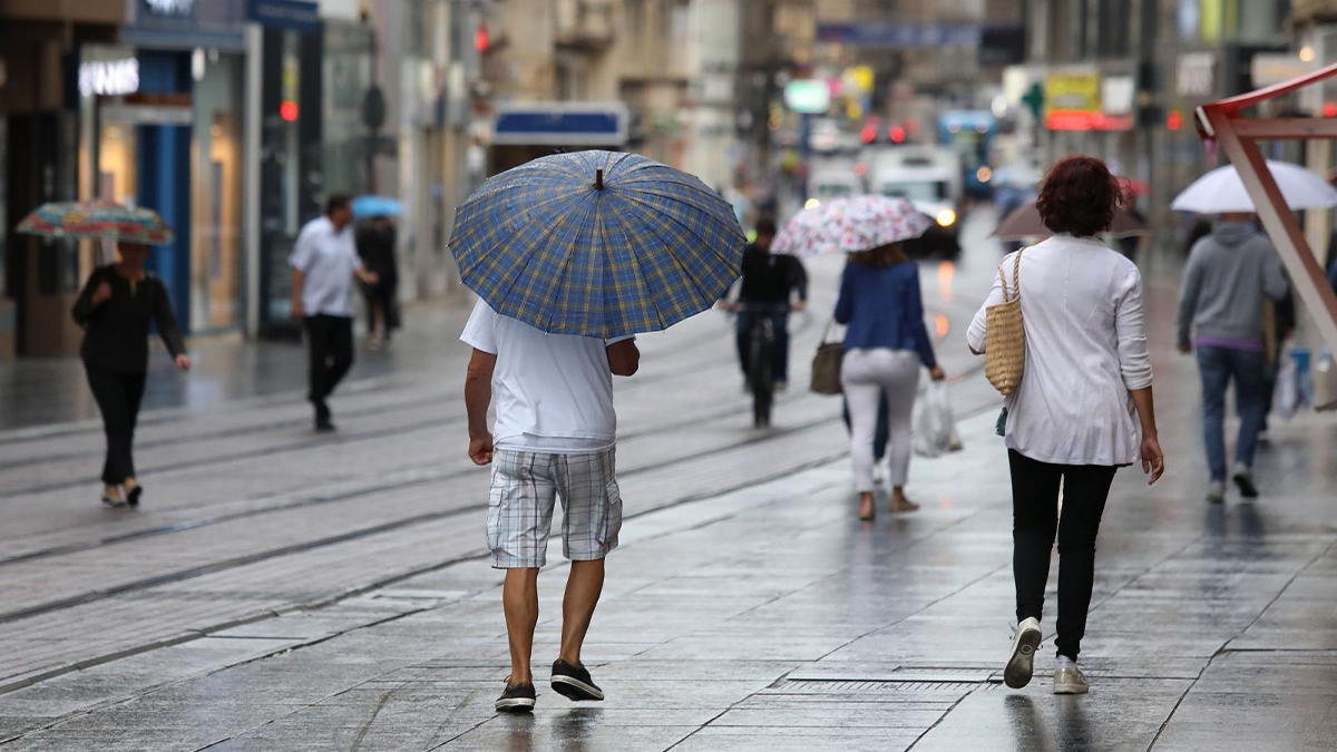 VRIJEME: Danas pljuskovi i grmljavina, na snazi žuto upozorenje