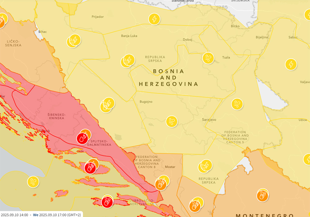 UPOZORENJE: Obilne padavine u Hercegovini, Doboj očekuje nestabilno vrijeme