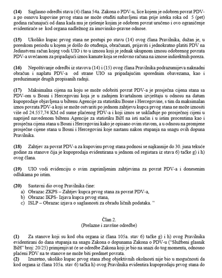 povrat PDV pravilnik 04