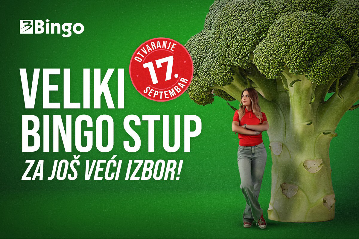 Otvara se renovirani Bingo Stup: Još veći izbor, još bolja kupovina!