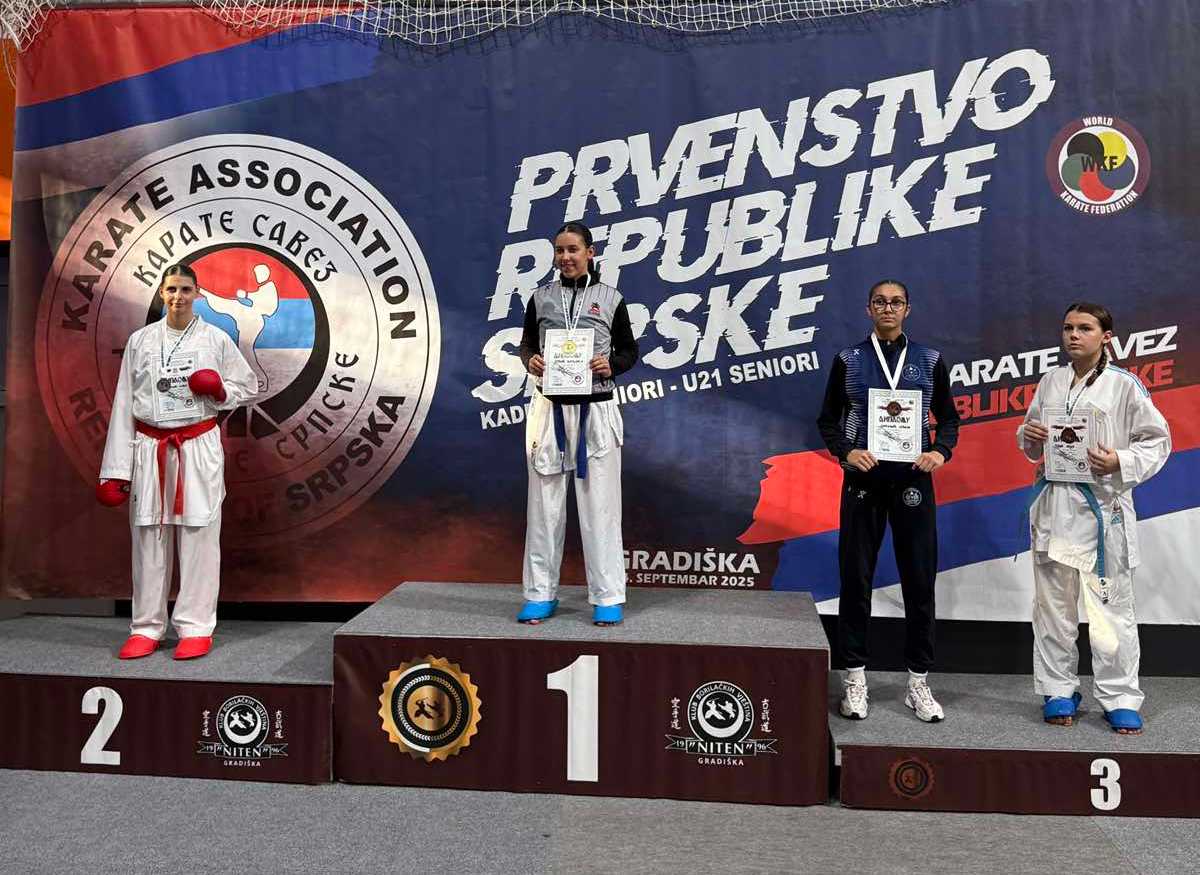 DOBOJ: Zlato za Nataliju Brkić i Lea Vukmirovića na Prvenstvu RS (FOTO)