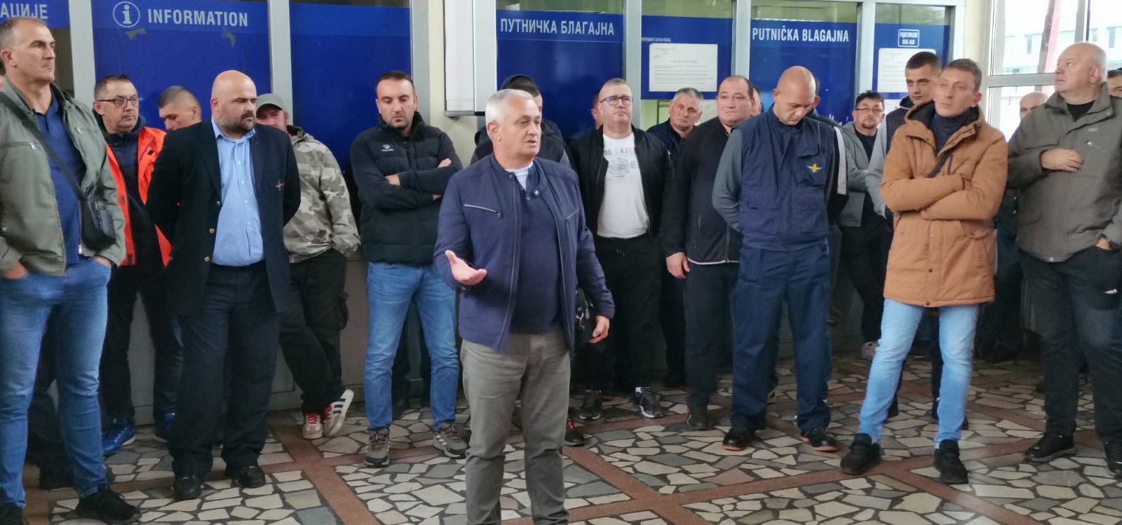 DOBOJ Strajk zeljeznicara prvi oktobar 2025 01