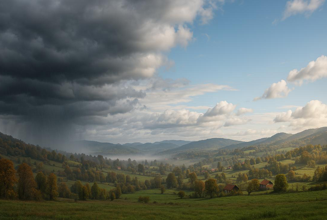 VRIJEME Sutra oblacno sa slabom kisom, u Hercegovini suncano
