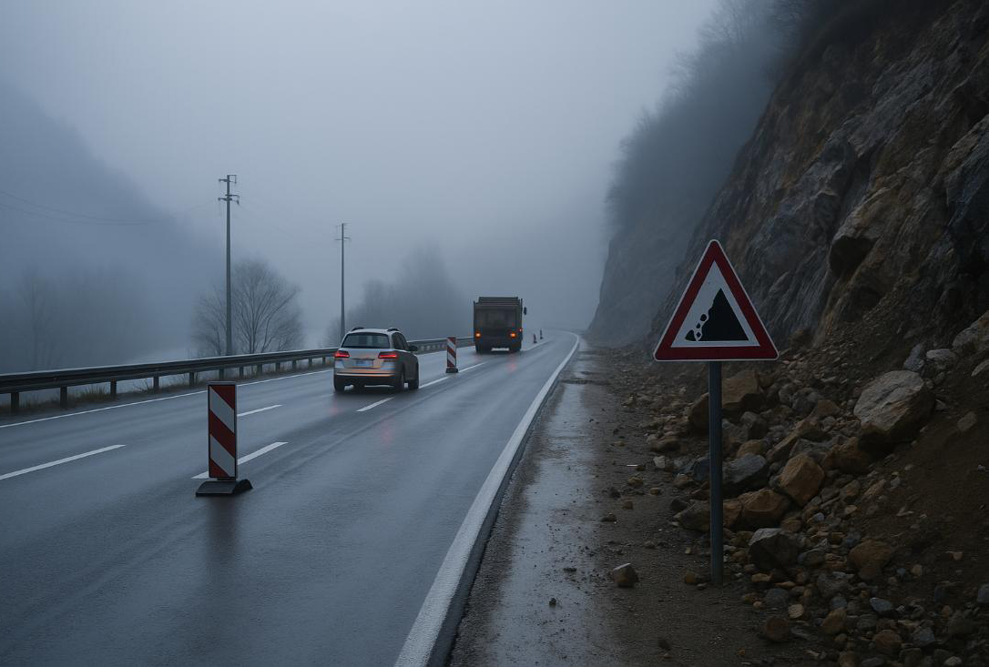 PUTEVI: Saobraćaj jutros uglavnom redovan, oprez zbog magle i odrona