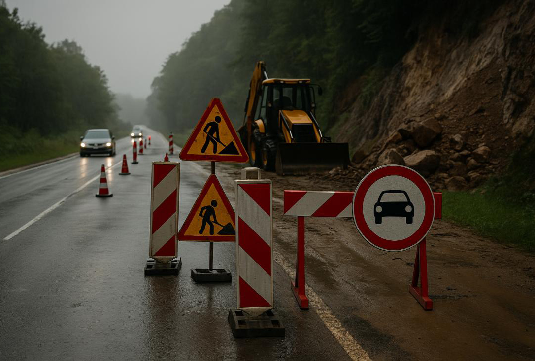 Stanje na putevima u Republici Srpskoj i Federaciji BiH – radovi, odroni i obustave saobraćaja