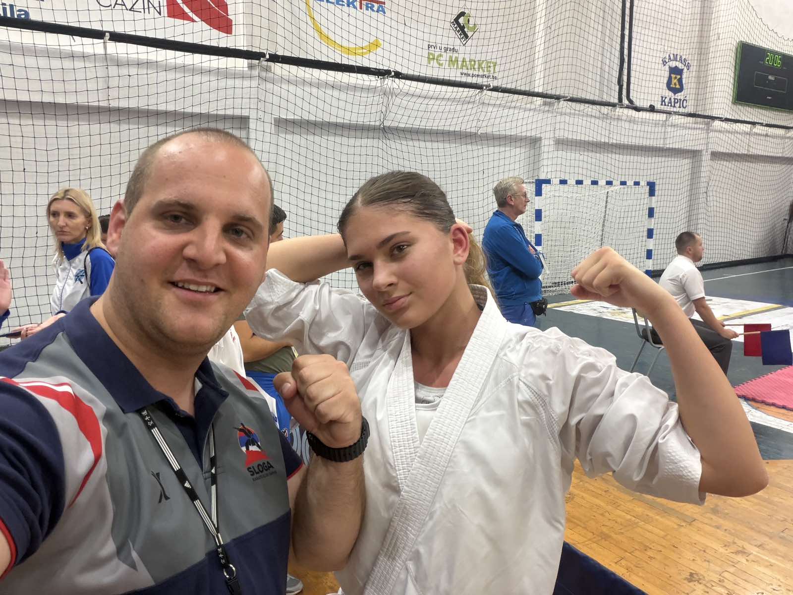 stevanovic lana viceprvak bih u karateu KK Sloga Doboj01