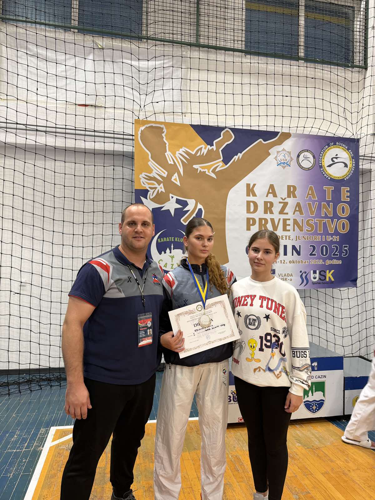 stevanovic lana viceprvak bih u karateu KK Sloga Doboj 02