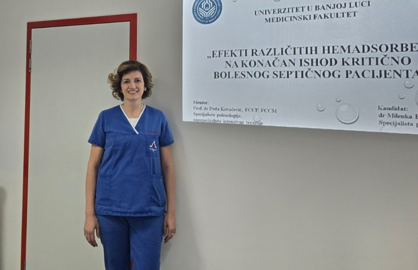 DOBOJ: Dr Milenka Bandić Milovac – nova supspecijalistkinja intenzivne medicine u dobojskoj bolnici