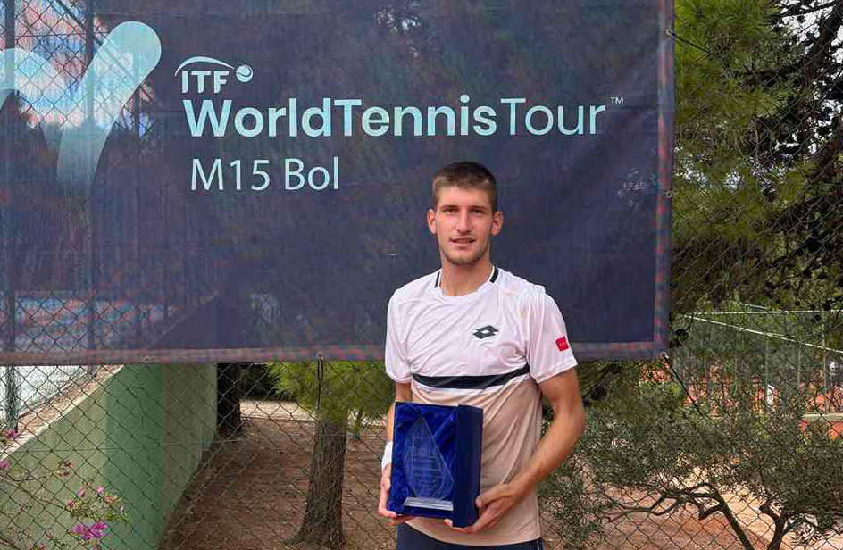 DOBOJ: Andrej Nedić osvojio ITF turnir u Bolu bez izgubljenog seta