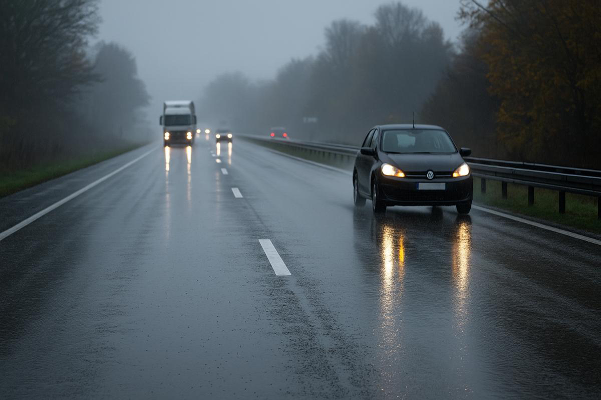 PUTEVI: Mokri i klizavi kolovozi usporavaju vožnju