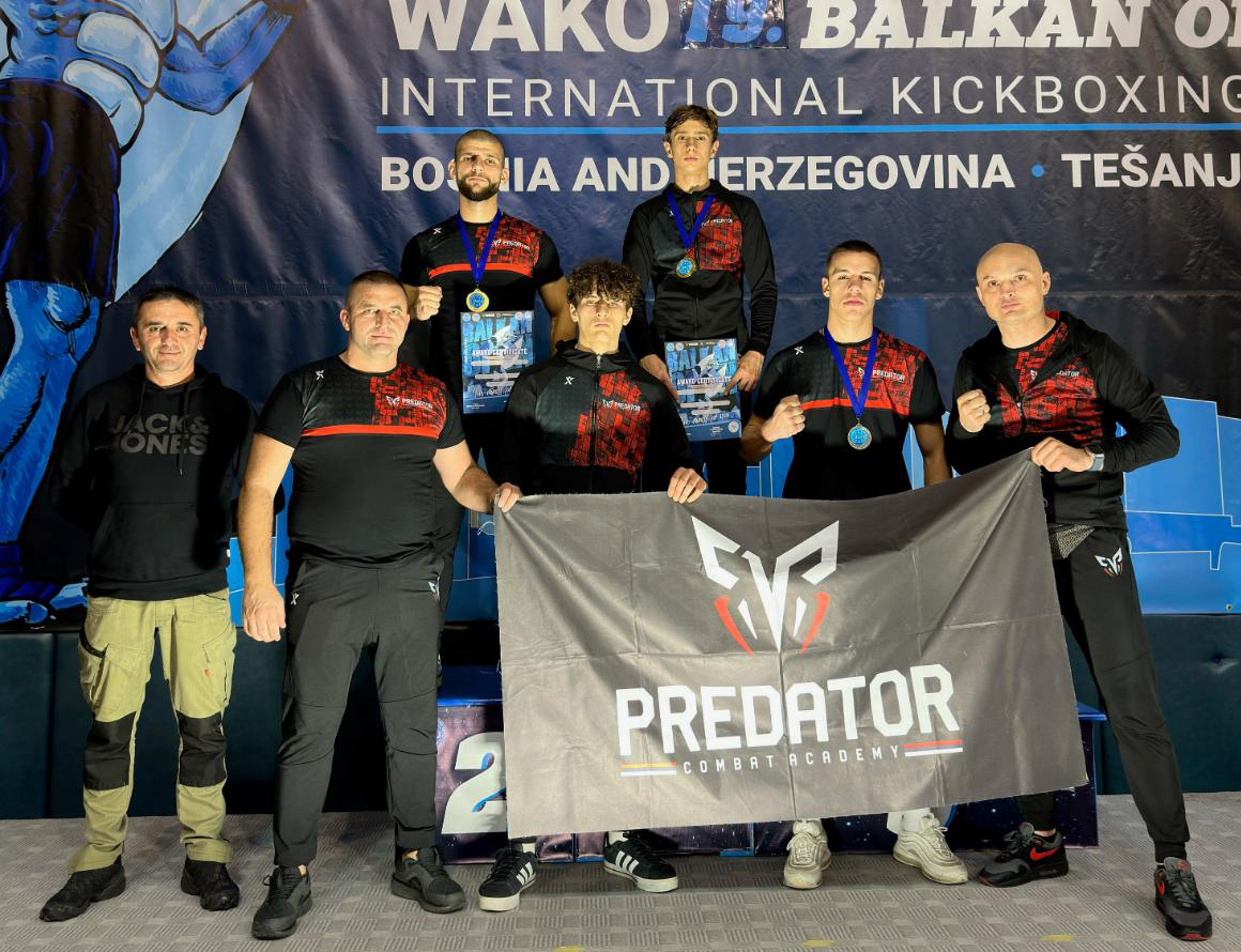 DOBOJ: Predator Combat Academy briljirao na 19. WAKO Balkan Openu u Tešnju