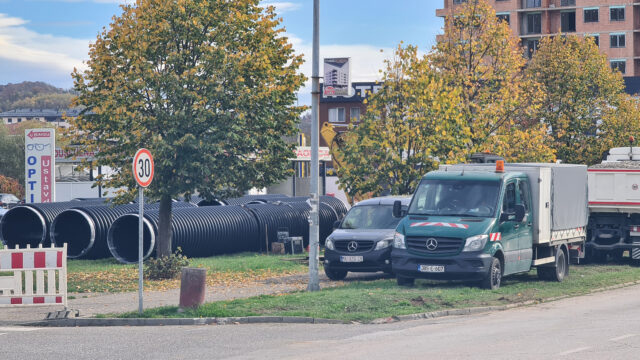 DOBOJ: Počela izgradnja kišnog kolektora