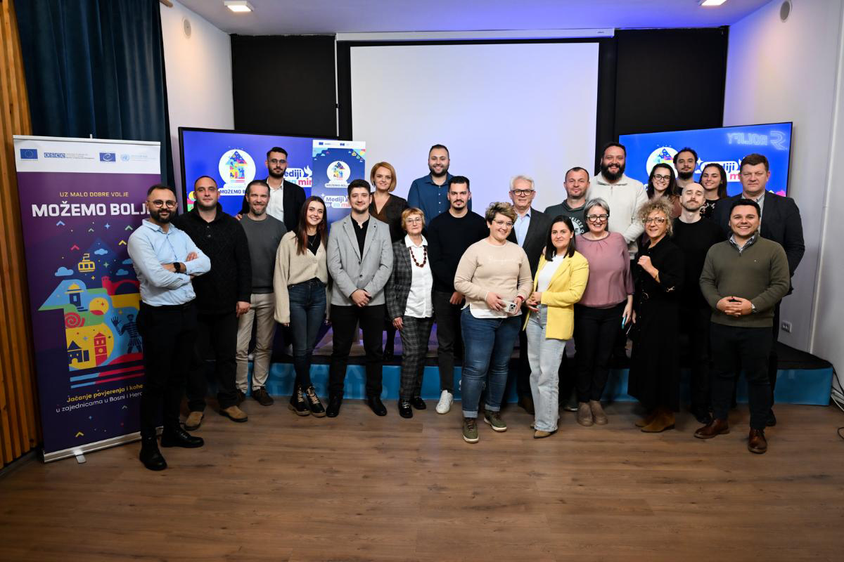 Mediji za mir: Završni događaj radionica u Sarajevu okupio novinare iz cijele BiH