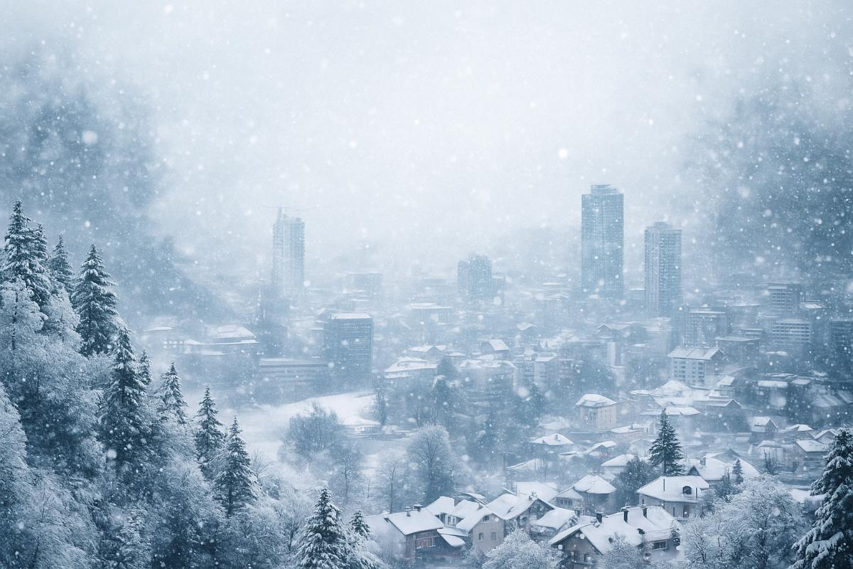 VRIJEME: Hladan talas donosi jači snijeg i porast snježnog pokrivača