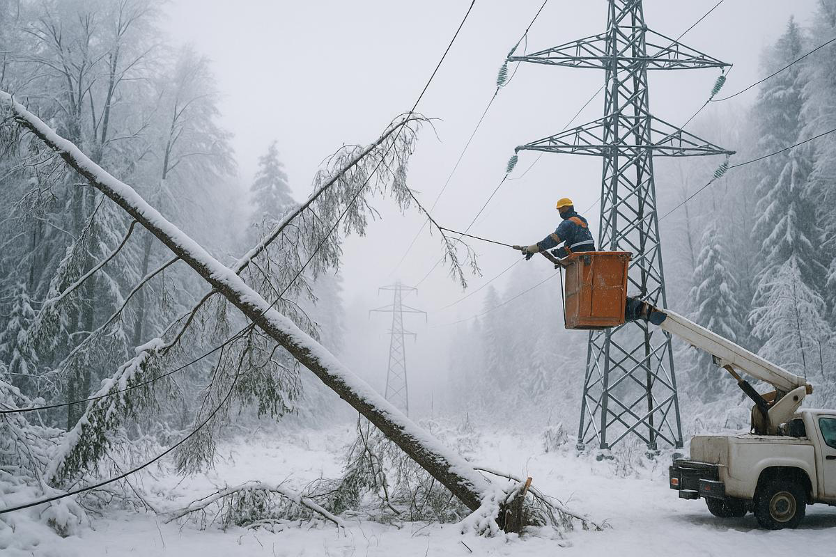 ELEKTRO-DOBOJ: Drvo palo na užad 10-kilivoltnog dalekovoda u Brezicima