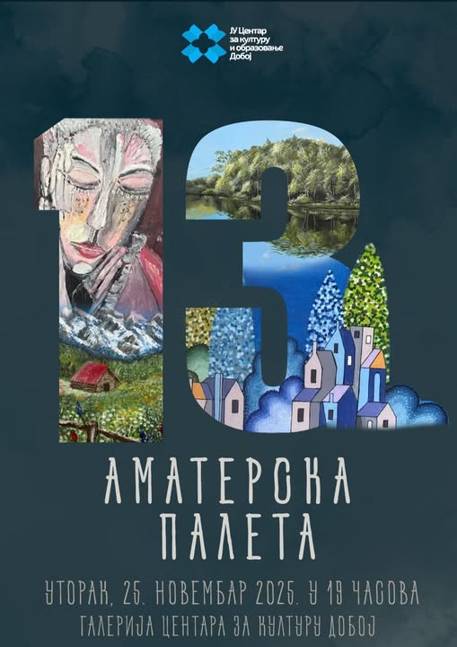 Amaterska paleta Doboj plakat