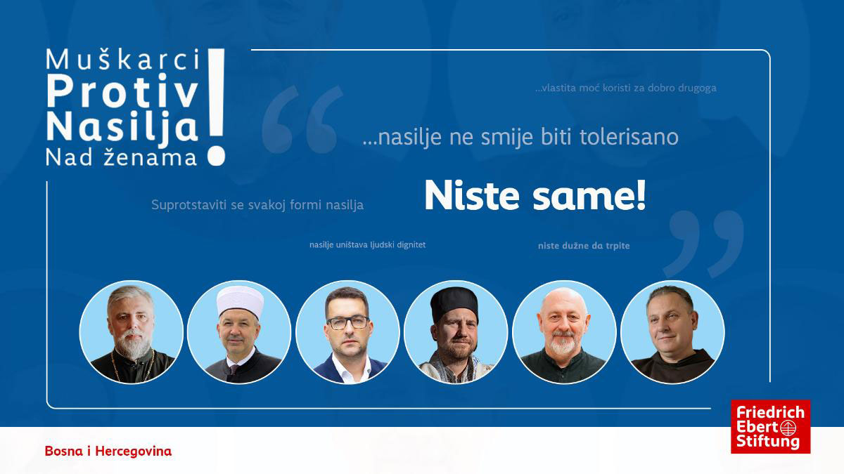 Episkop Grigorije u kampanji “Muškarci protiv nasilja”: Vjerski lideri zajedničkim glasom protiv rodno zasnovanog nasilja