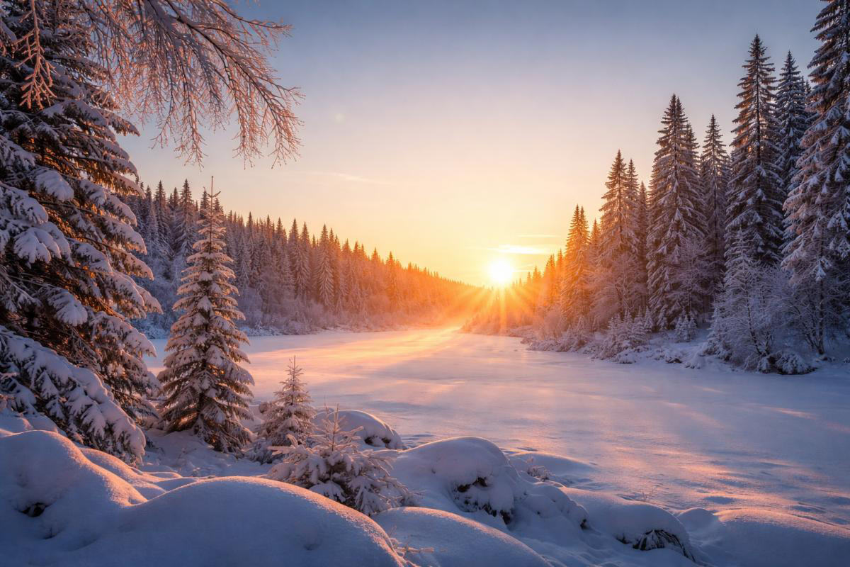 Kalendarska zima počinje 21. decembra, dani od tada postepeno duži