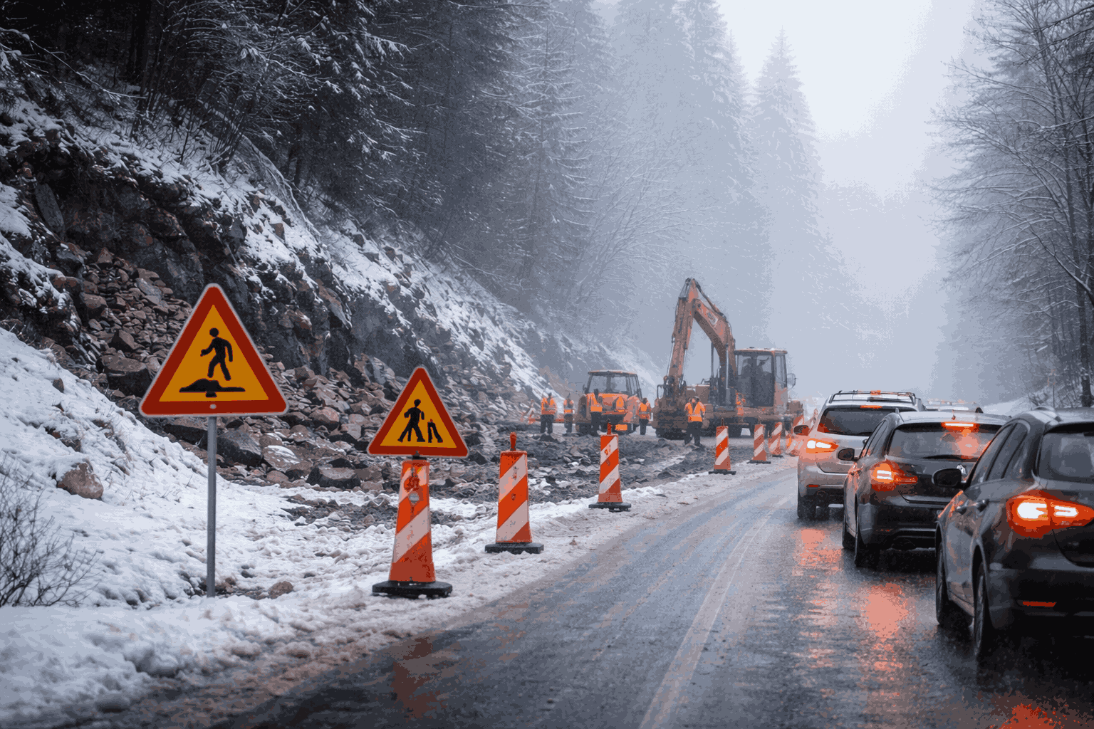 PUTEVI: Poledica u višim predjelima, magla i brojni radovi usporavaju saobraćaj