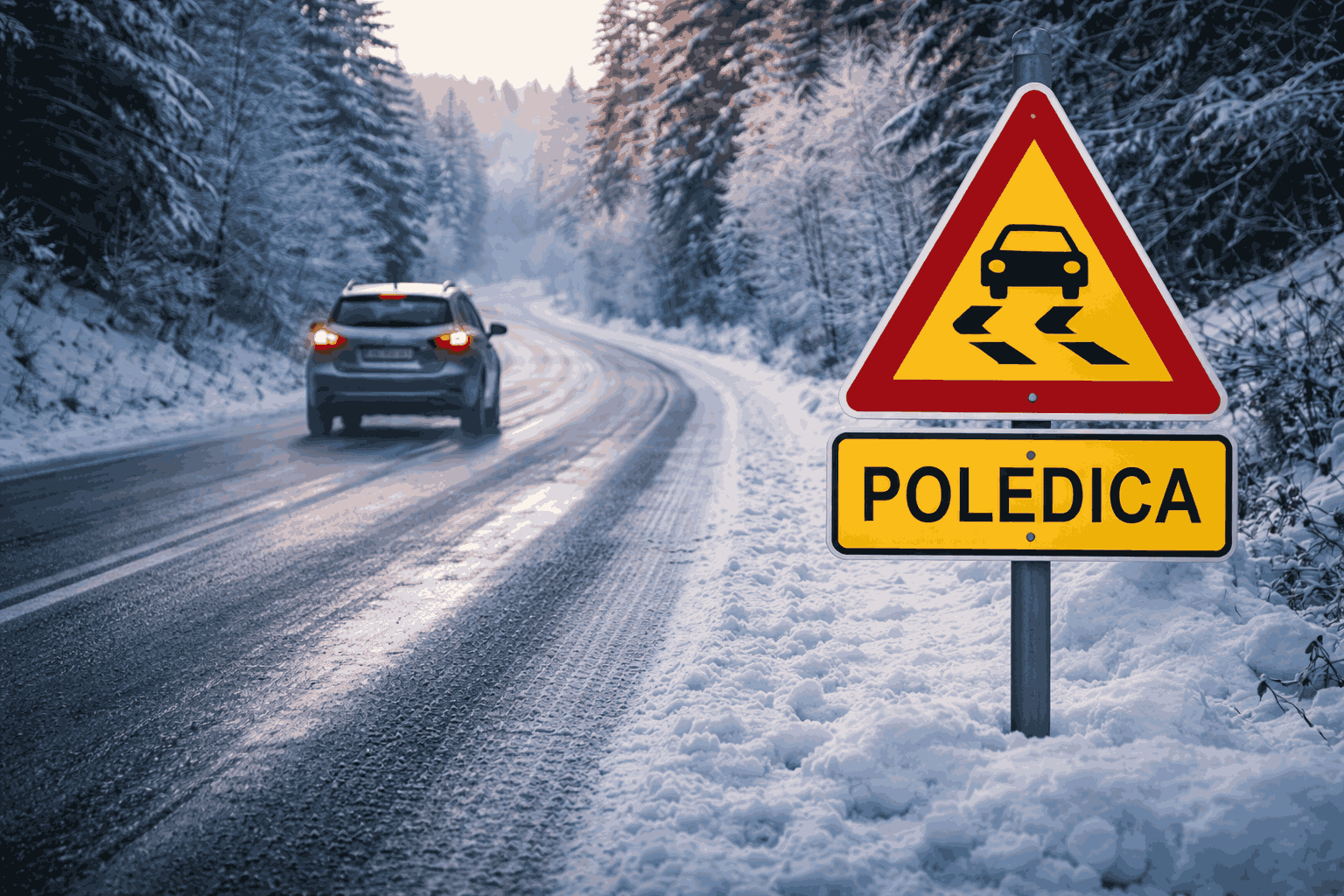 PUTEVI: Jak mraz i poledica otežavaju vožnju