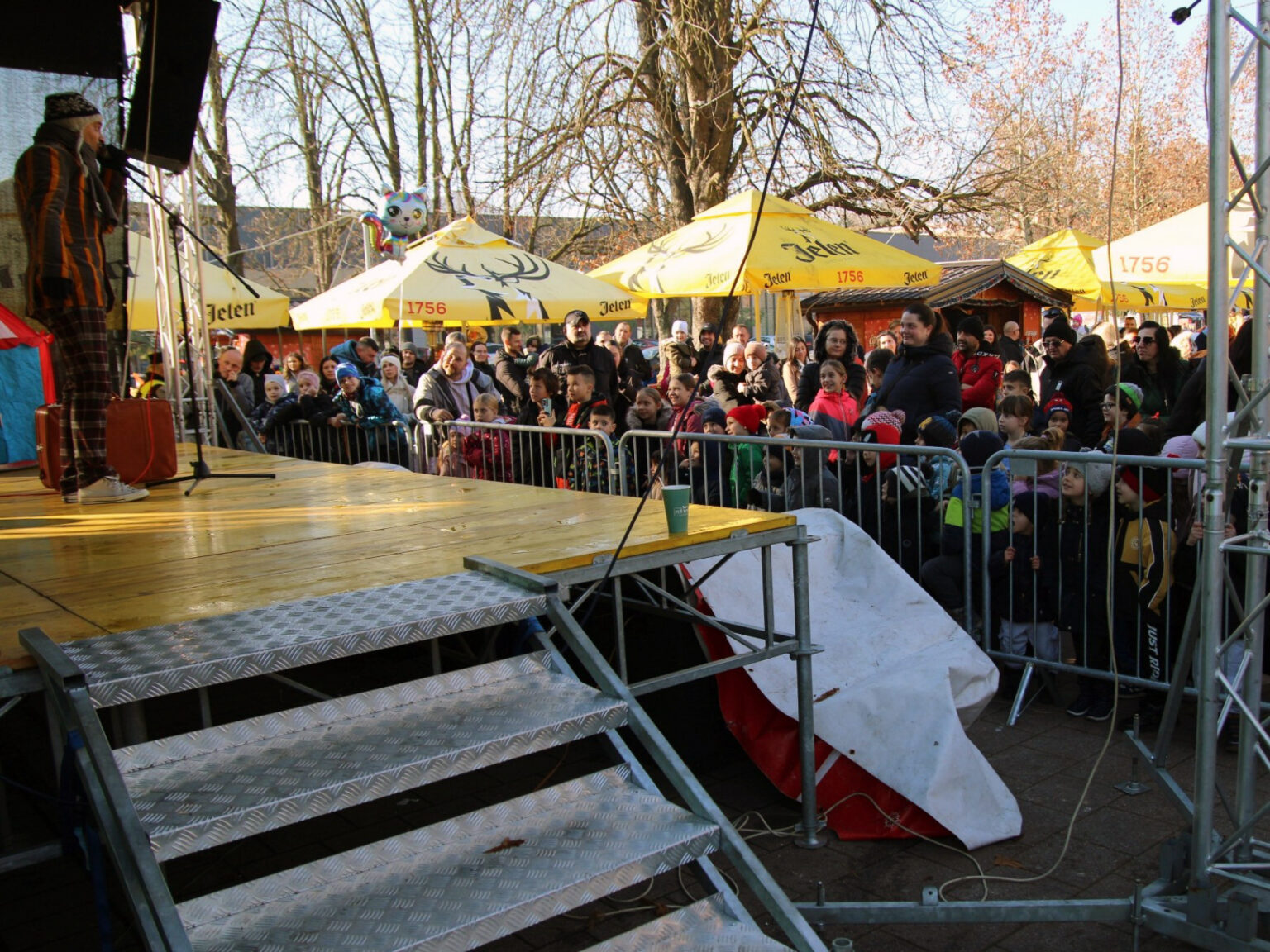 ДОБОЈ, 29. ДЕЦЕМБРА /СРНА/ -  Велики број најмлађих Добојлија присуствовао је прослави дјечије Нове године уз музичко-сценски наступ глумца Ивана Јевтовића и концерт пјевачице Ане Радоњић.