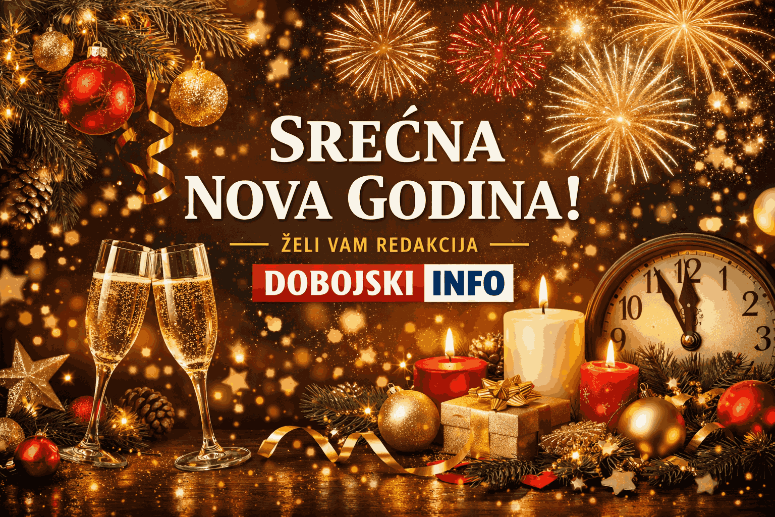 Srećna Nova godina čitaocima Dobojskog infa