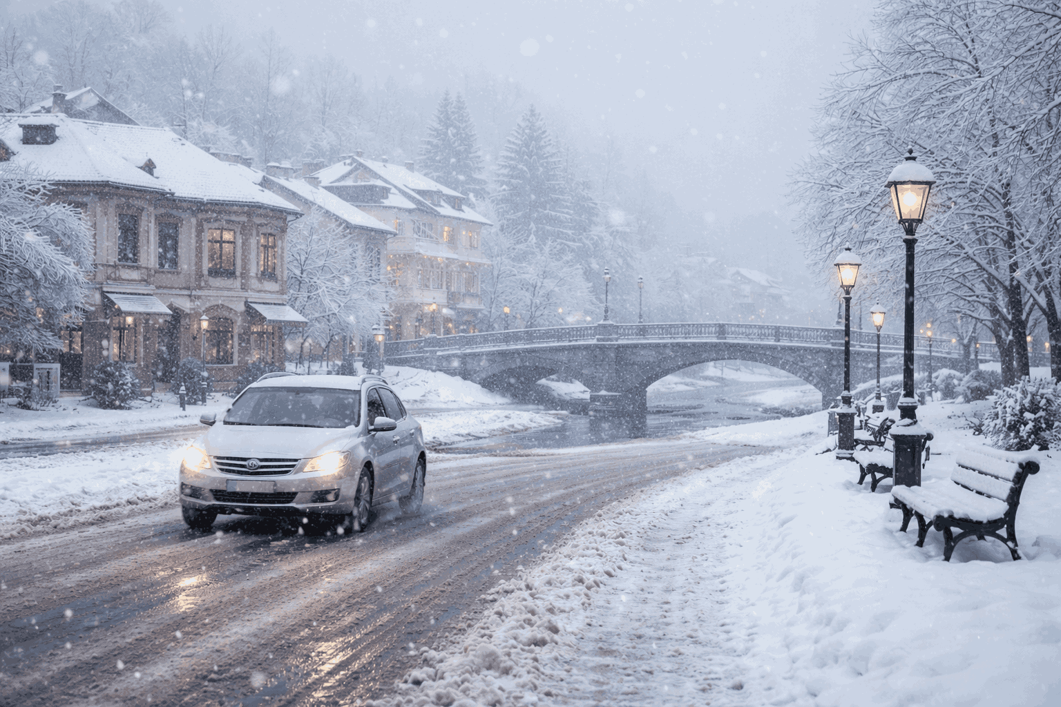 VRIJEME: Oblačno i hladno uz povremene snežne padavine