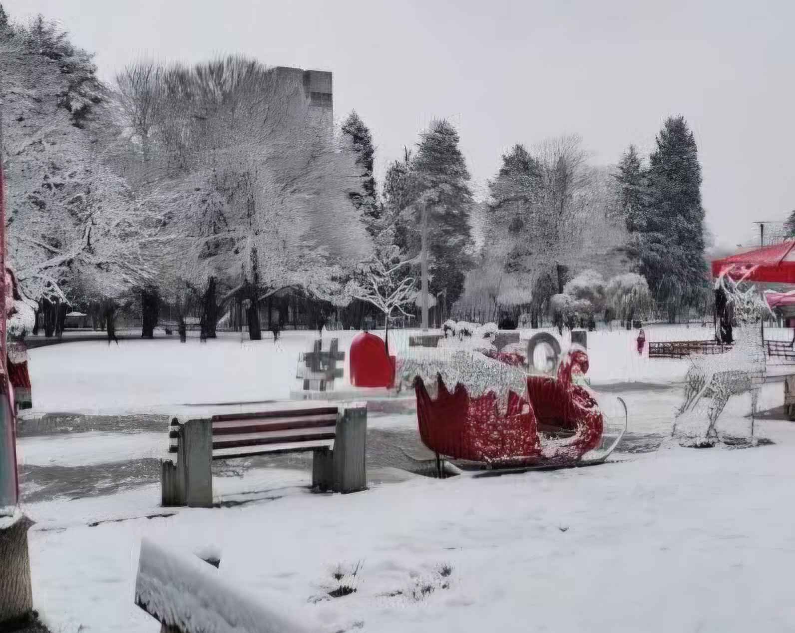 VRIJEME: Zimsko jutro uz snijeg i hladnoću