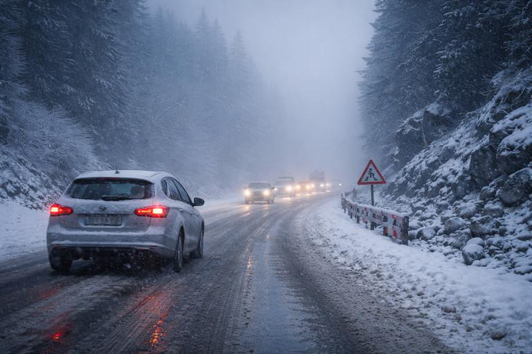 PUTEVI: Slab snijeg u planinama, magla i poledica otežavaju vožnju