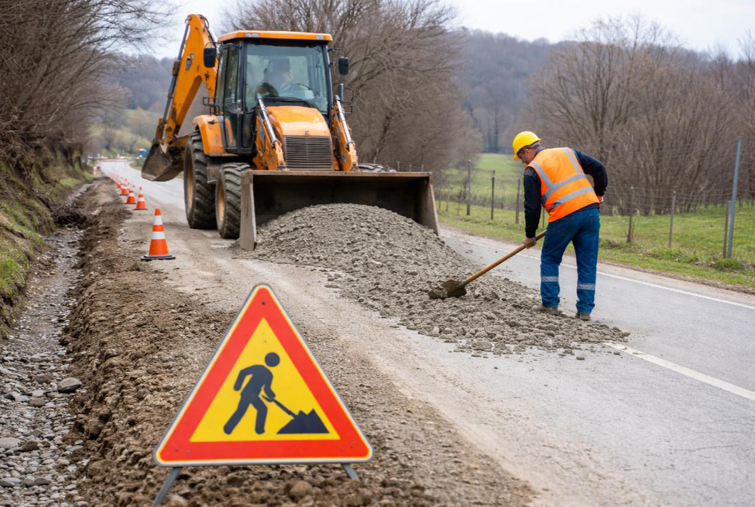 RADOVI U PLOČNIKU: Sanacija bankina do kraja februara, mogući zastoji u saobraćaju