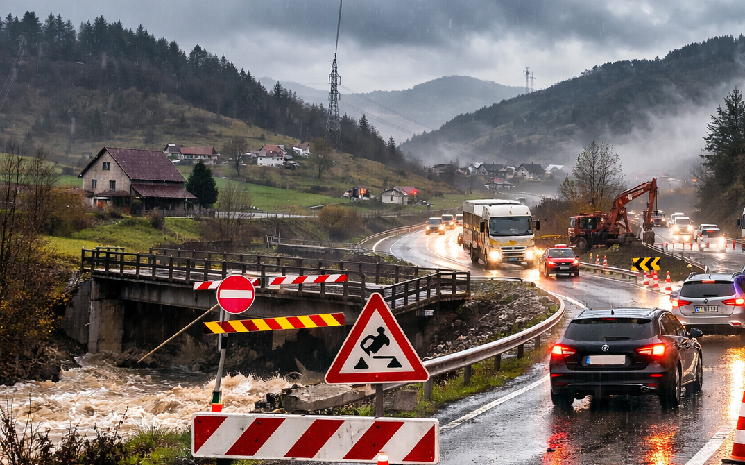 PUTEVI: Klizišta, radovi i ograničenja otežavaju saobraćaj u Republici Srpskoj