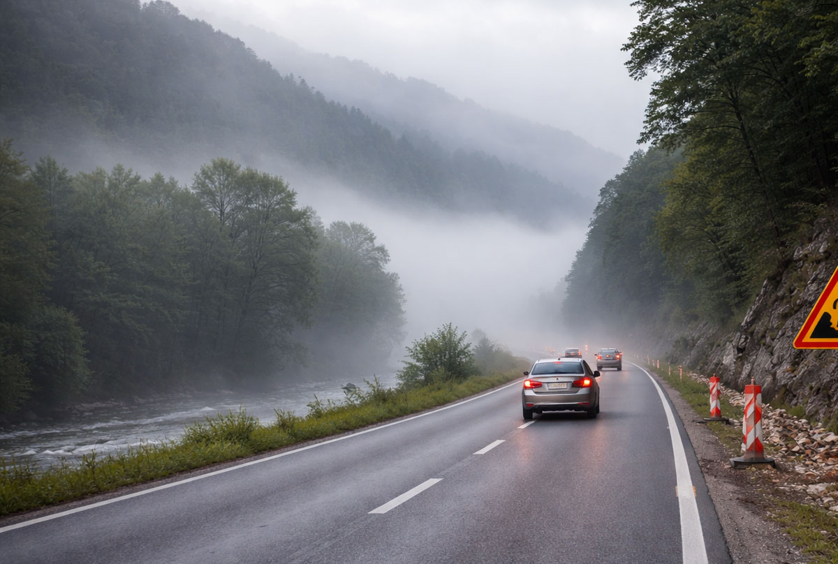PUTEVI: Suvi kolovozi, mjestimično smanjena vidljivost