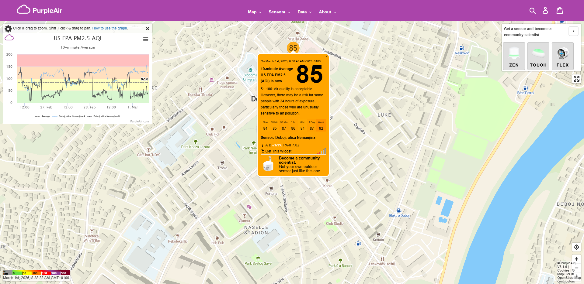 screencapture map purpleair air quality standards us epa aqi 2026 03 01 08 38 34