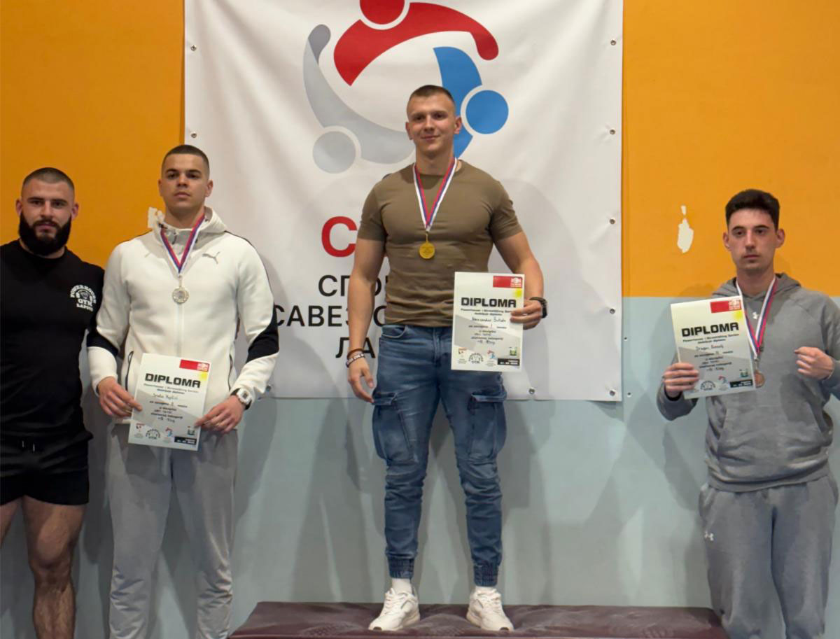 DOBOJ: Aleksandar Šutalo šampion Srbije u street workoutu