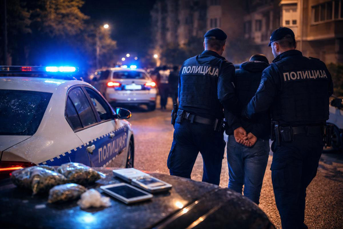 DOBOJ: Drama pred zgradom – pokušao da pobjegne policiji pa oštetio vozilo!