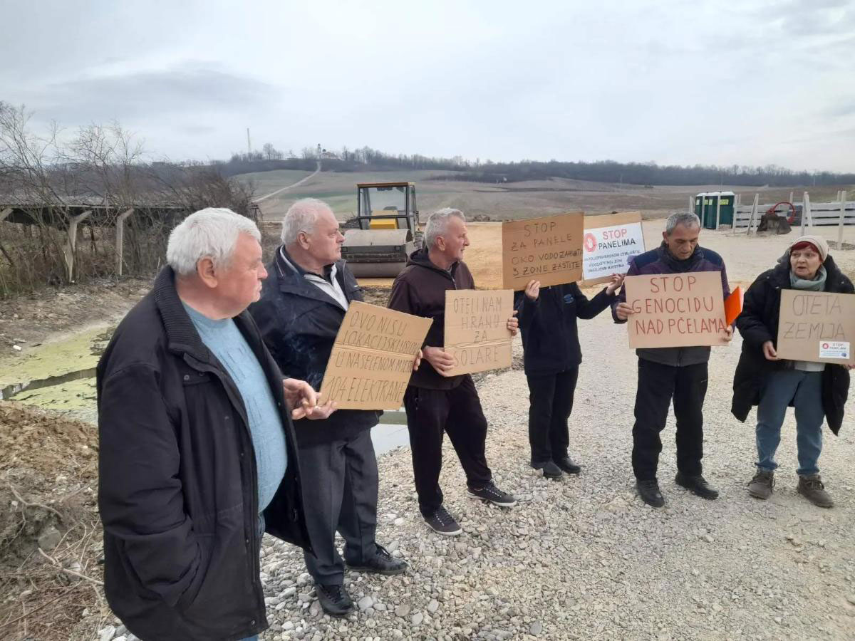 DOBOJ: Građani blokirari gradilište Etmaxa u Podnovlju