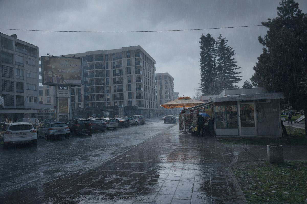 VRIJEME: Oblačno jutro uz kišu, tokom dana svježije i nestabilno