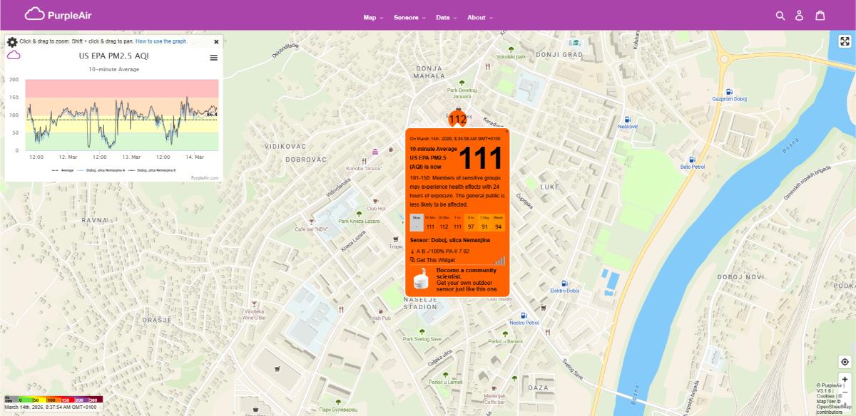map purpleair air quality standards us epa aqi 2026 03 14 08 37 58