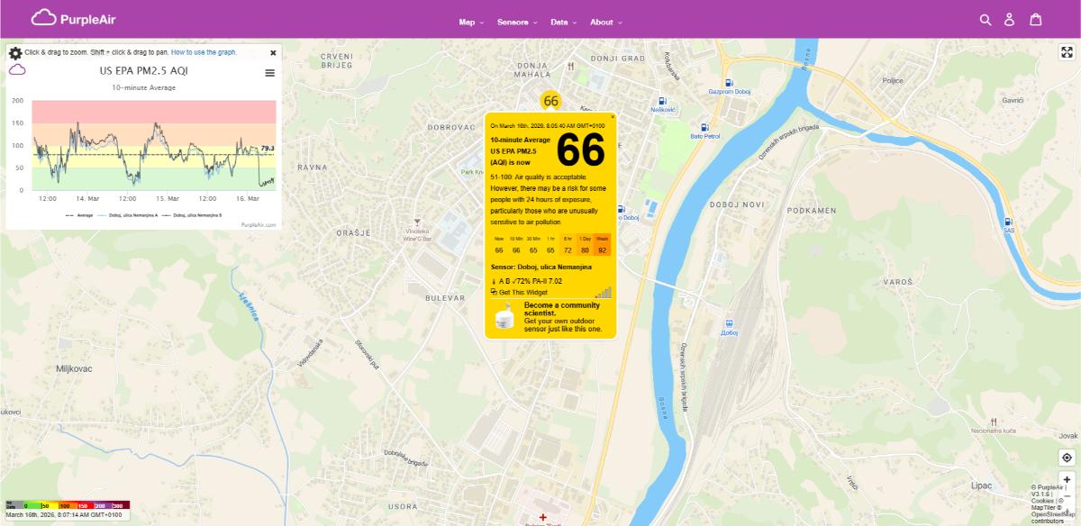 map purpleair air quality standards us epa aqi 2026 03 16 08 07 15