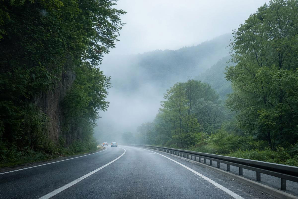 PUTEVI: Magla po kotlinama, mokri kolovozi i više dionica pod izmijenjenim režimom vožnje
