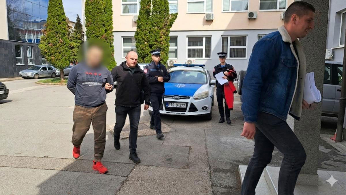 DOBOJ: Lice uhapšeno u akciji "Kurjak" predato u nadležnost tužilaštva