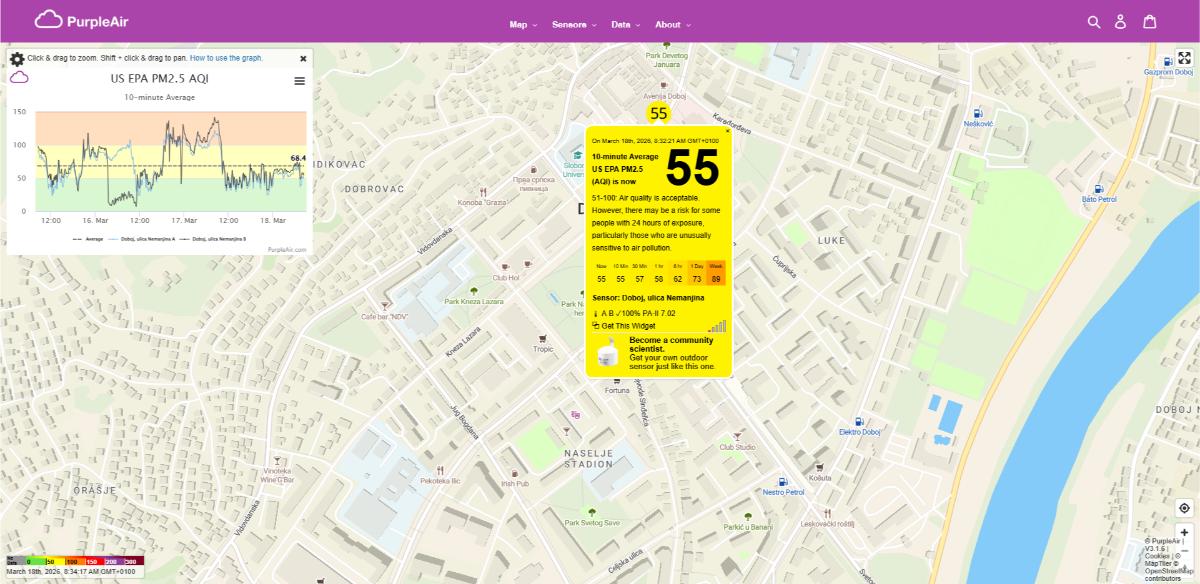 map purpleair air quality standards us epa aqi 2026 03 18 08 34 18