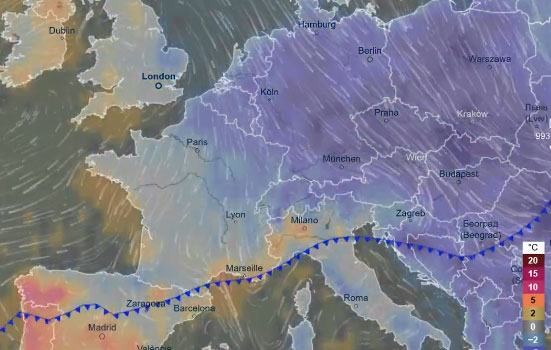 VRIJEME: Stiže zahlađenje, snijeg u višim predjelima i pad temperature