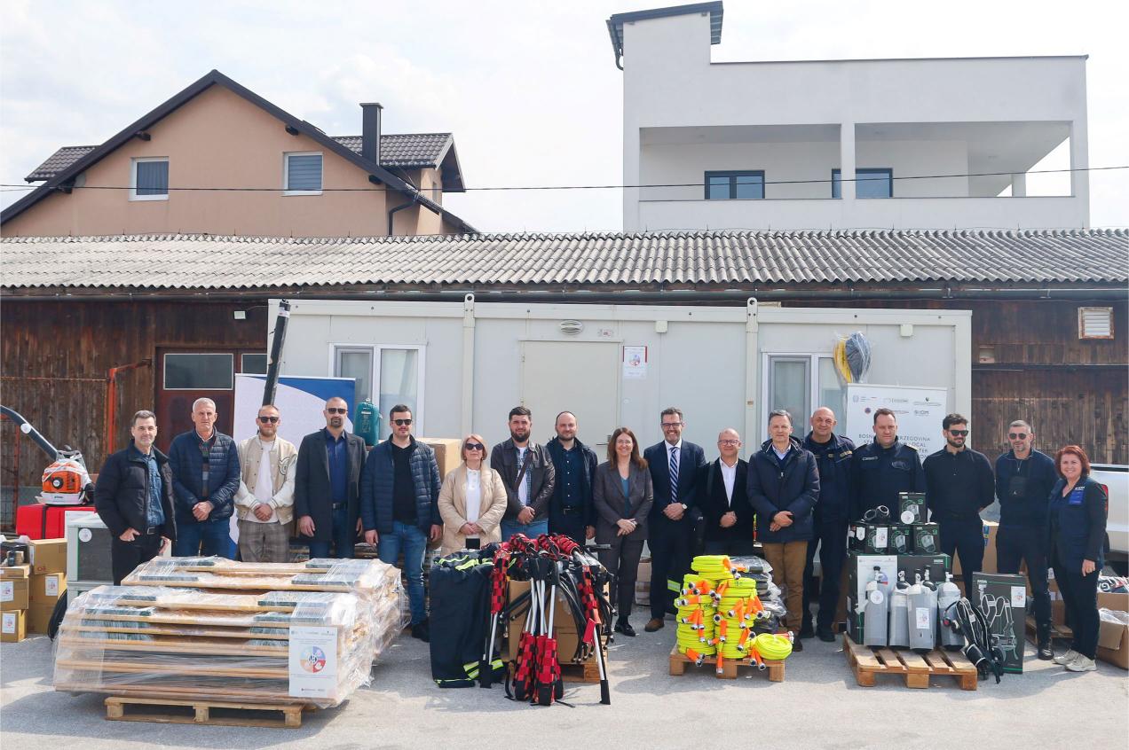 Italija donirala opremu vrijednu 385.000 KM: Doboj među ključnim gradovima u jačanju civilne zaštite u BiH