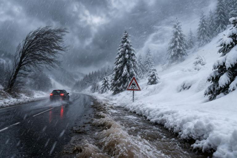 UPOZORENjE NA NAGLU PROMJENU VREMENA: Jak vjetar, obilne padavine i snijeg zahvatiće Republiku Srpsku