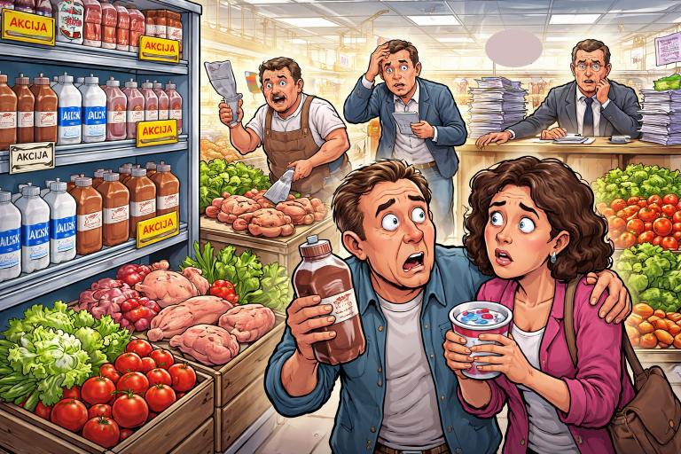 Marže u Srpskoj ograničili na voćni jogurt i čokoladno mlijeko, a mesa nigdje