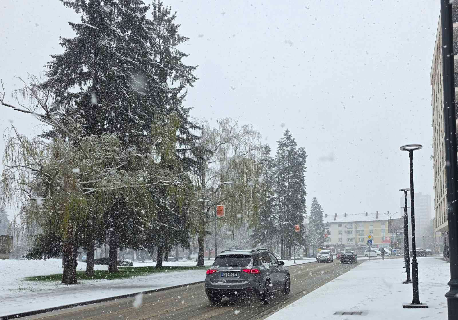 VRIJEME: Ciklon donosi kišu, susnježicu i snijeg – na istoku obilnije padavine