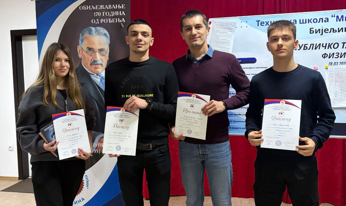 DOBOJ: Doris Đurđević prvakinja Republike Srpske iz fizike